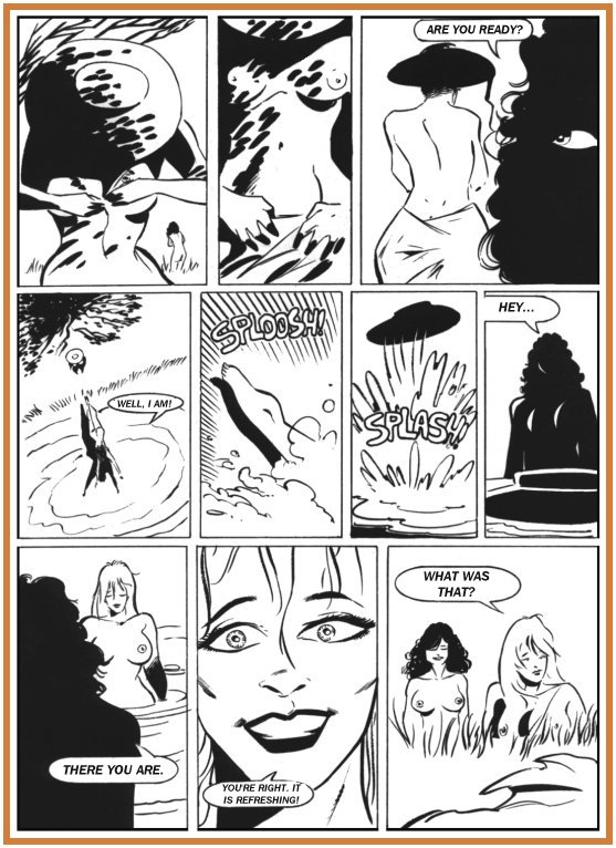 Torture drawings. Hot lesbians on a - BDSM Art Collection - Pic 15