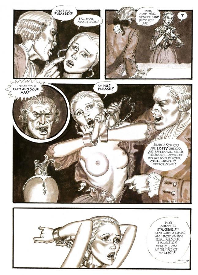 Slave girl comics. Aristocrat using - BDSM Art Collection - Pic 2