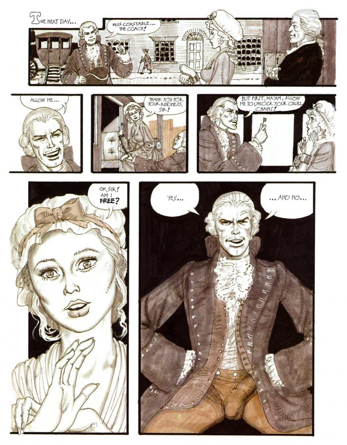 Slave girl comics. Aristocrat using - BDSM Art Collection - Pic 7
