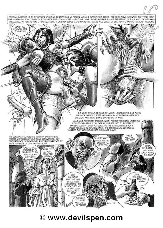 Slave girl comics. Arm guys fuck young - BDSM Art Collection - Pic 4
