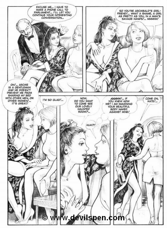 Bondage comics. Two young girls get - BDSM Art Collection - Pic 8