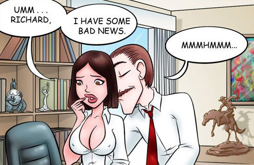 504px x 328px - Sex comics. Hot office sex! - Cartoon Porn Pictures - Picture 3