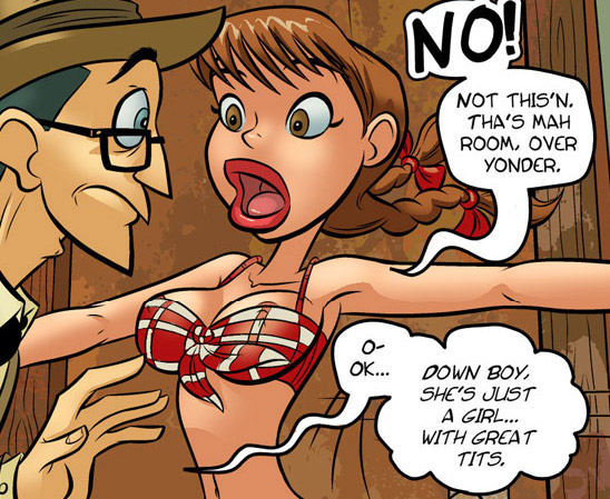 Adult comic pics. Down boy she's - Cartoon Porn Pictures - Picture 2
