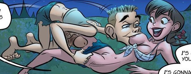 Adult comics. Aww yeah! Lick it - Cartoon Porn Pictures - Picture 1
