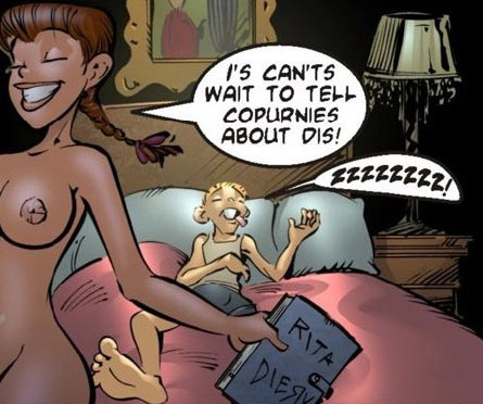 Adult comics. Aww yeah! Lick it - Cartoon Porn Pictures - Picture 4