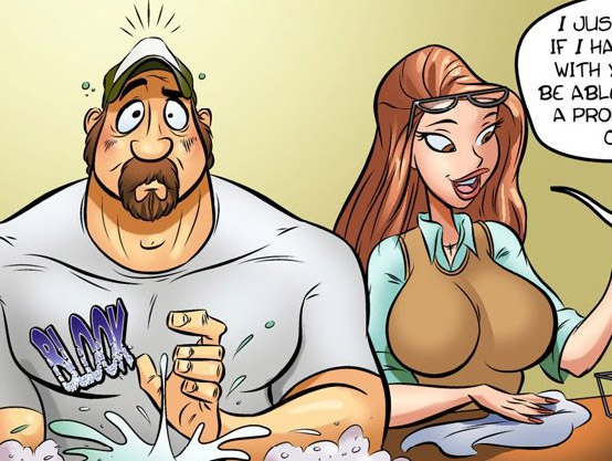 Comics for adults. Maid wants to - Cartoon Porn Pictures - Picture 3