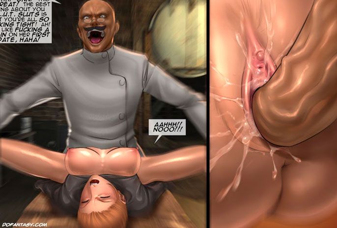 Poor chained slave girls gets their - BDSM Art Collection - Pic 1