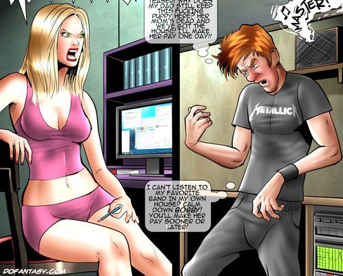 High Heels Mom Cartoon Porn - Awesome blonde babe in sexy lingerie - BDSM Art Collection - Pic 4