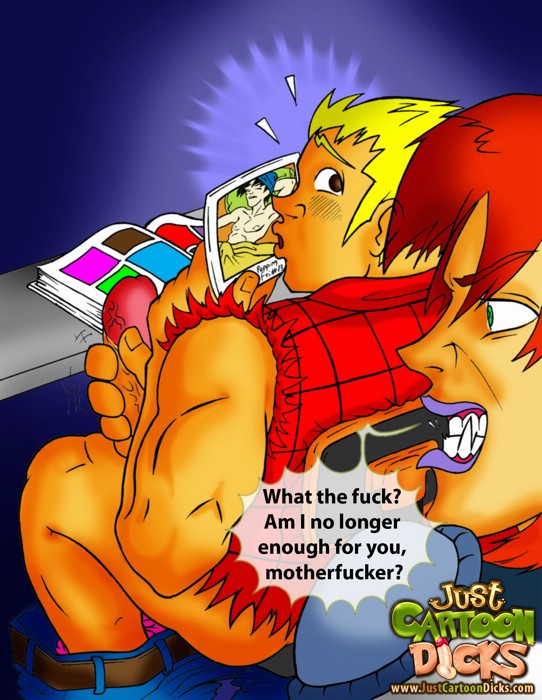 Cartoon Monster Fuck Inmotion - I see one red-haired porno gay monster - Cartoon Sex - Picture 2