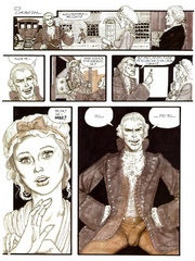Slave girl comics. Aristocrat using horny girls.