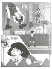 Fetish cartoons. The dreams of a schoolgirl.