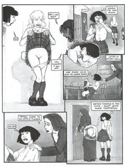 Fetish cartoons. The dreams of a schoolgirl.