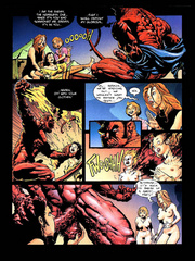 Sex slave comics. She is fucking a giant monster.