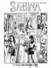 Bdsm comics. Girl and a sales clerk.