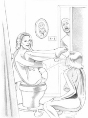 Sex slave comics. Very kinky and bizarre drawings.