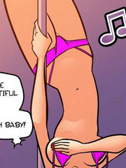 Cartoon porn. Take it off baby! Yeah! Work it - Cartoon Porn Pictures - Picture 6