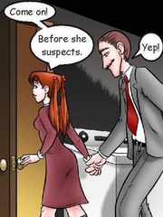 Cartoon xxx. Come on! Before she suspects! - Cartoon Porn Pictures - Picture 3