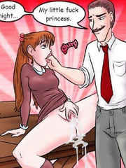Porn comix. Good night my little fuck - Cartoon Porn Pictures - Picture 3