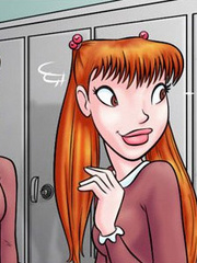 Adult cartoons. Two naughty school girls! - Cartoon Porn Pictures - Picture 4