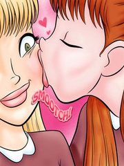 Adult cartoons. Two naughty school girls! - Cartoon Porn Pictures - Picture 5