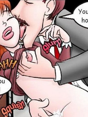 Comic sex gallery. You get me so horny Julia! - Cartoon Porn Pictures - Picture 3