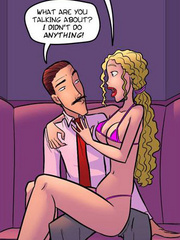 Adult cartoon. You're not suppose to touch me - Cartoon Porn Pictures - Picture 3