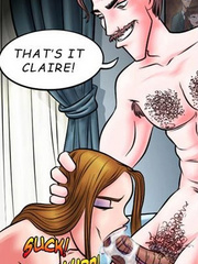 Adult cartoon comix. That's it Claire! Keep - Cartoon Porn Pictures - Picture 6