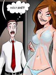 Free porn comics. Pull up your skirt and show - Cartoon Porn Pictures - Picture 4