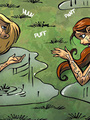 Adult comix. WOMEN FIGHT TWO HORNY GIRLS - Picture 6