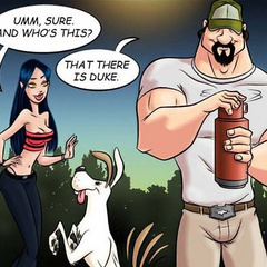 Free sex comics. A young woman lost in the - Cartoon Porn Pictures - Picture 6