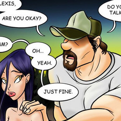 Adult comic toons. Frightened girl wandering - Cartoon Porn Pictures - Picture 4