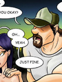 Adult comic toons. Frightened girl - Picture 4