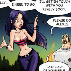 Adult cartoons. Long-haired sex Babes with - Cartoon Porn Pictures - Picture 2