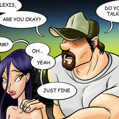 Toon porn comic. Cute little girl met a rude - Cartoon Porn Pictures - Picture 4