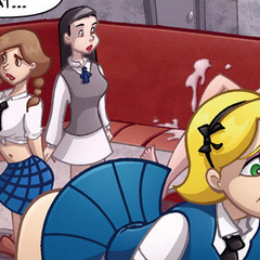 Porn comix. Real man fucks girl in school - Cartoon Porn Pictures - Picture 6