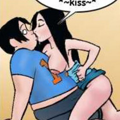 Erotic comics free. Give me a big wet kiss - Cartoon Porn Pictures - Picture 2