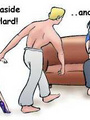 Adult cartoons. Three guys want to fuck - Picture 1