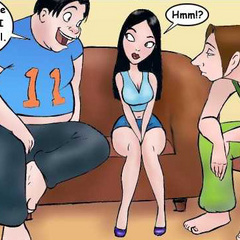 Adult cartoons. Three guys want to fuck a - Cartoon Porn Pictures - Picture 3