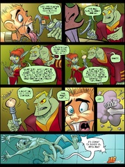 Cartoon adult comics. The aliens have stolen - Cartoon Porn Pictures - Picture 1