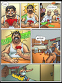 Adult comic art. Older people are - Picture 1