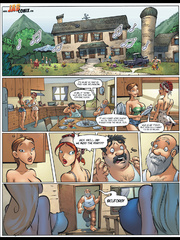 Comics for adults. Housewives who walk in - Cartoon Porn Pictures - Picture 2