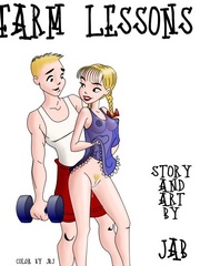 Toon porn comics. Old man takes off her - Cartoon Porn Pictures - Picture 1