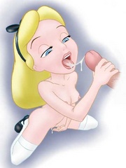 Cartoon xxx. Blonde with nice tits sucks cock! - Cartoon Porn Pictures - Picture 2