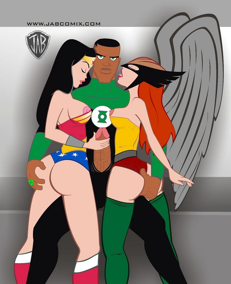 Sexy Wonder Woman Hawkgirl Porn - Adult sex comics. These sexy toon - Cartoon Porn Pictures ...