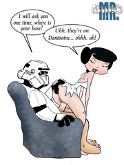 Adult comic art. Star Wars soldier fucks a - Cartoon Porn Pictures - Picture 2