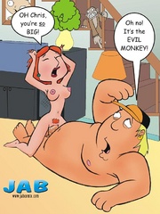 Cartoon sex. Oh Chris! You are so big! - Cartoon Porn Pictures - Picture 1