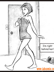 Porncartoon. She is completely naked! What a - Cartoon Porn Pictures - Picture 1