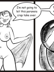 Porncartoon. She is completely naked! What a - Cartoon Porn Pictures - Picture 3