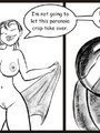 Porncartoon. She is completely naked! - Picture 3