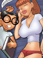 Adult cartoon comics. Girl with big tits - Picture 2